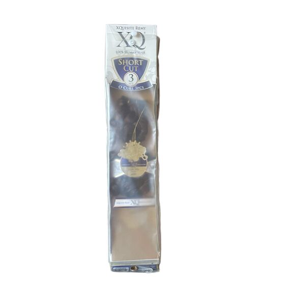 Cuticle Remy XQ Fortified Cuticles Short Cut 2 PCS CURL Color OM22730 Human Hair - Picture 11 of 12